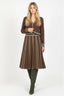 DERHY INDIANA STRIPED KNIT SKIRT