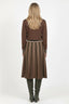 DERHY INDIANA STRIPED KNIT SKIRT