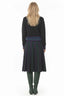 DERHY INDIANA STRIPED KNIT SKIRT
