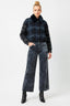 DERHY COFLAURIANE STRAIGHT-LEG VELVET TROUSERS