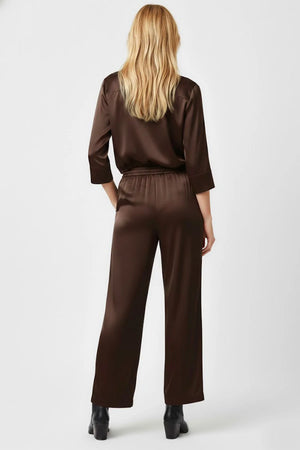 DERHY CAPUCINE SATIN TROUSERS