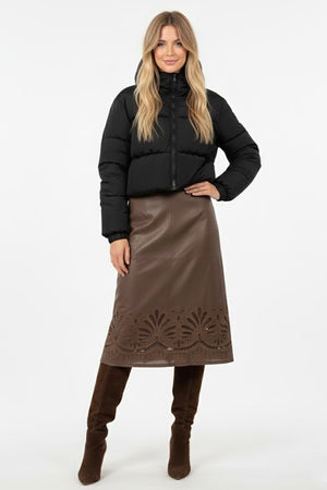 DERHY DAGMAFINA SHORT HOODED PUFFER JACKET