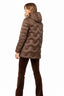 DERHY DALILA TWO-TONE LONG DOWN JACKET