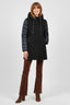 DERHY DALILA TWO-TONE LONG DOWN JACKET