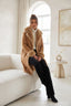 DERHY GABY LONG FAUX FUR COAT