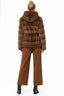 DERHY GAIA FAUX FUR HOODED JACKET