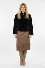 DERHY GALATEE FAUX FUR JACKET