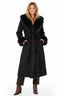DERHY GALICE LONG FAUX FUR COAT