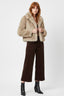 DERHY GAMZE SHORT FAUX FUR JACKET