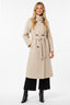 DERHY GAZIANA PLAIN MID-LENGTH COAT