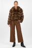 DERHY GHANA FAUX FUR JACKET