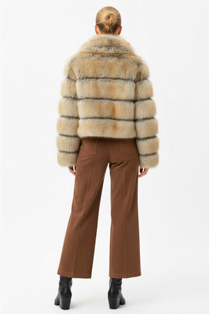 DERHY GHANA FAUX FUR JACKET