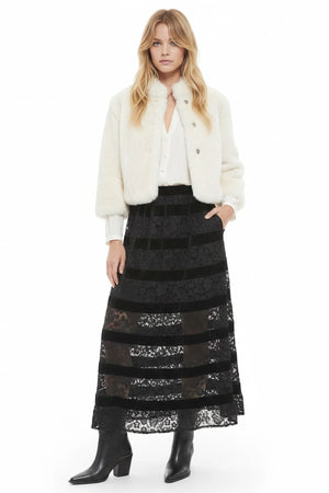 DERHY GINNY FAUX FUR BOLERO