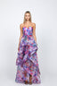 ADELAIDE STRAPLESS HI LO GOWN