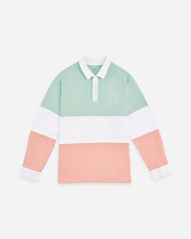 EUBI COLORBLOCK BAMBOO RUGBY SHIRT