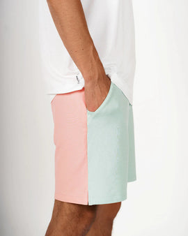 EUBI COLORBLOCK BAMBOO SHORTS
