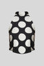 SLEEVELESS TOP WITH HIGH NECK