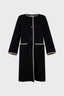 TWO-TONE MID-LENGTH COAT - LILIA