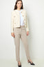 ELASTICATED SLIM-FIT TROUSERS - NALA