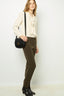 ELASTICATED BLACK SLIM PANTS - NEA