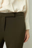 ELASTICATED BLACK SLIM PANTS - NEA