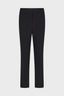 ELASTICATED BLACK SLIM PANTS - NEA