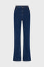 BOOTCUT JEANS WITH GOLD BUCKLES - NAIADE