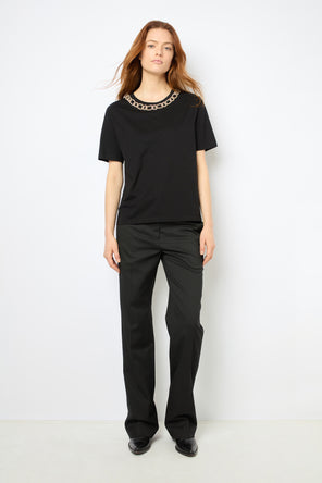 T-SHIRT WITH A CHAIN - AGNES