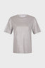 METALLIC-FINISH SHORT SLEEVES T-SHIRT - AIDA