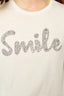 SMILE T-SHIRT WITH RHINESTONE - AZEL