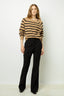 CONTRASTING STRIPE SWEATER - JENNA