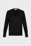 FINE WOOL V-NECK SWEATER - JULIETTE
