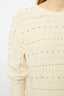 WOOL SWEATER WITH RHINESTONE - JULIANE