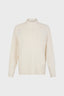 WOOL SWEATER WITH STAND UP COLLAR - JAINA