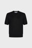 FINE WOOL SHORT-SLEEVED SWEATER - JASNA
