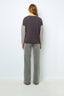 COLOR BLOCK CASHMERE V-NECK SWEATER - JALYA