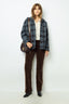 WOOL CHECK JACKET - MAYSSANE