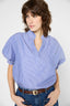 STRIPED POPLIN BLOUSE - UTTI