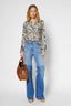 FLORAL PRINT BLOUSE - URCELIA