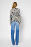 FLORAL PRINT BLOUSE - URCELIA