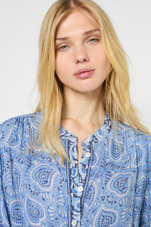 PAISLEY PRINT BLOUSE - UMEI