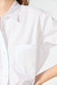 POPLIN SHIRT WITH EMBROIDERED LOGO - UDRIA