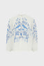 PATCHWORK COTTON VOILE BLOUSE - UTESA
