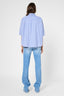OVERSIZE SHIRT IN STRIPED POPLIN - USIS