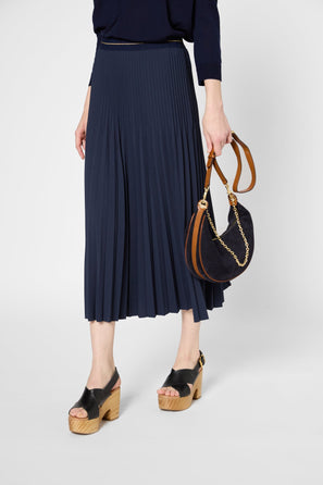PLEATED MIDI SKIRT - VIOLETA