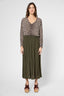 PLEATED SATIN SKIRT - VANINA