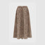 LEOPARD COTTON VOILE SKIRT - VALY