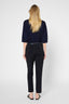STRAIGHT PANTS WITH ELASTICATED BACK - LIANA