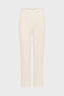 ELASTICATED STRAIGHT COTTON PANTS - LOUISE