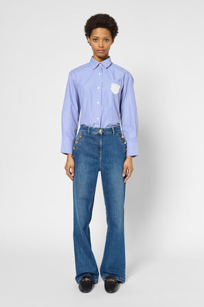 SAILOR STYLE, BOOTCUT JEANS - LYSETTE